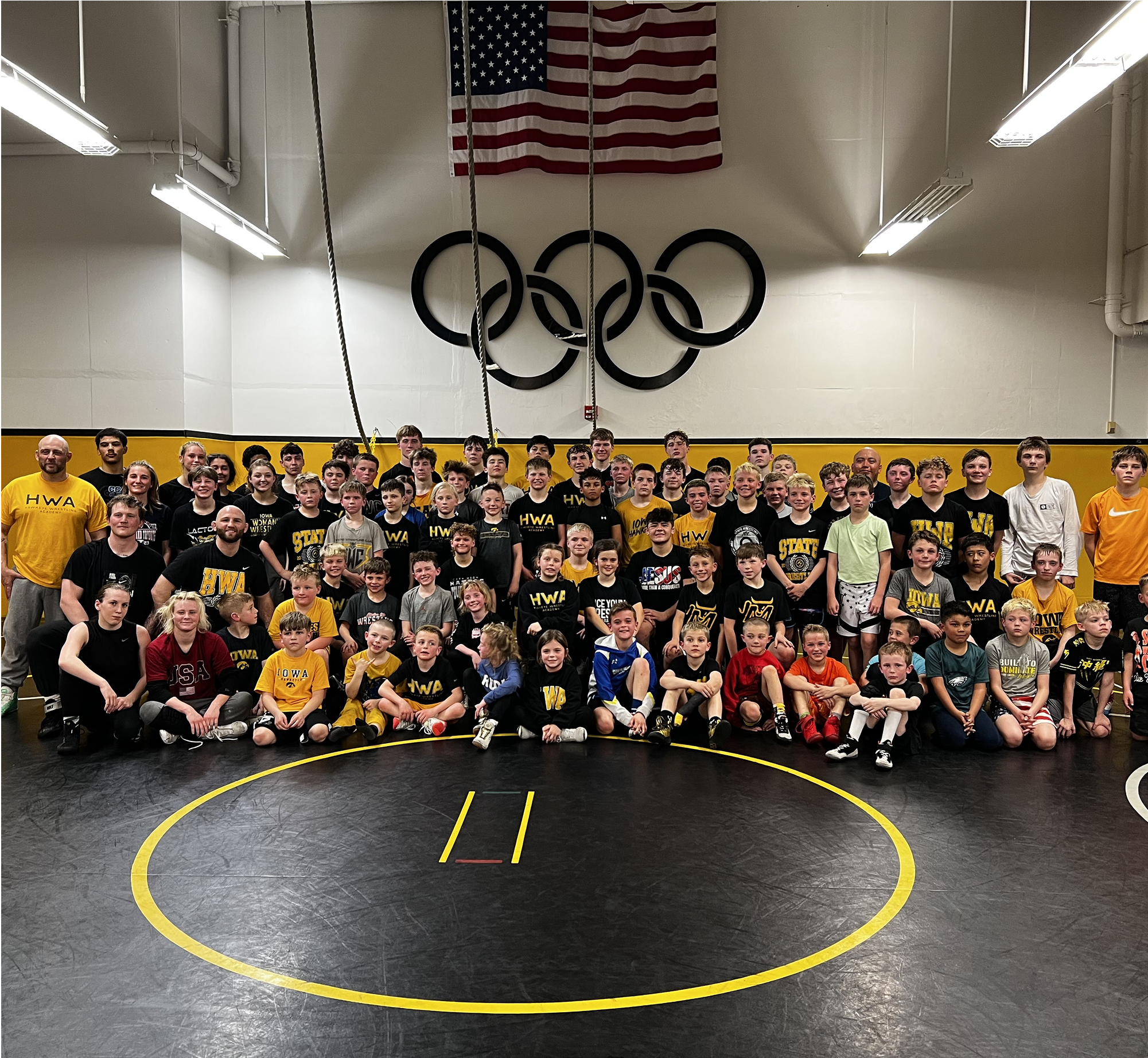 Wrestling team at Hawkeye Wrestling Academy
